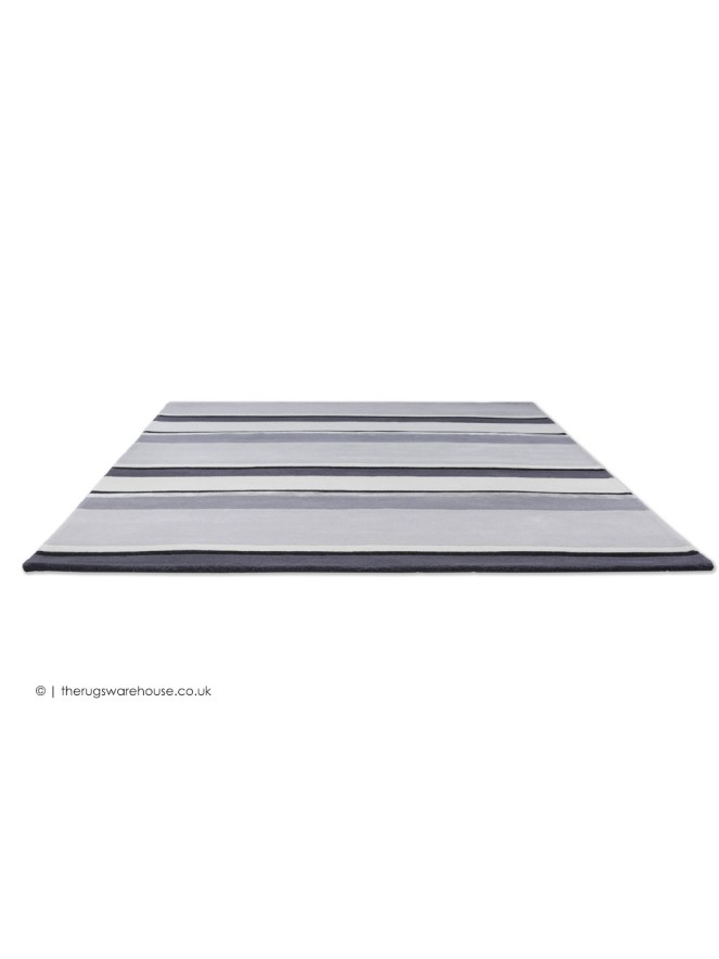 Eaton Stripe Charcoal Rug - 5