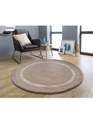 Redbrook Hazelnut Round Rug - Thumbnail - 2