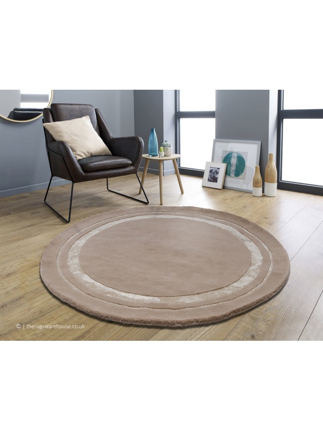 Redbrook Hazelnut Round Rug - 2