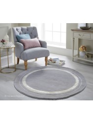 Redbrook Silver Round Rug - Thumbnail - 2