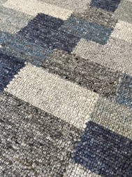 Meru Blue Mix Rug - Thumbnail - 3