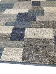 Meru Blue Mix Rug - Thumbnail - 4