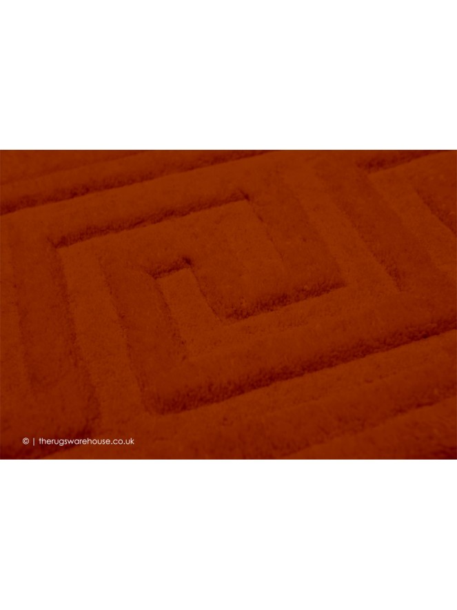 Vetrina Greek Key Rust Rug - 6