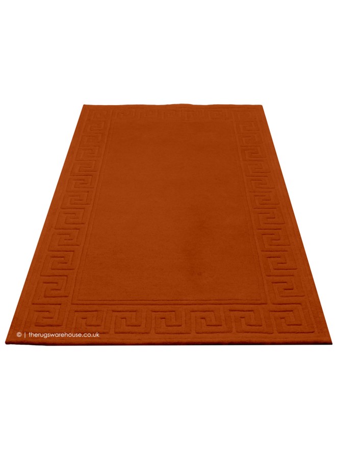 Vetrina Greek Key Rust Rug - 9