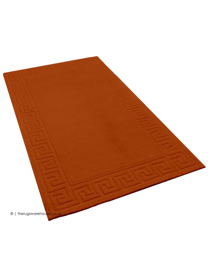 Vetrina Greek Key Rust Rug - 8