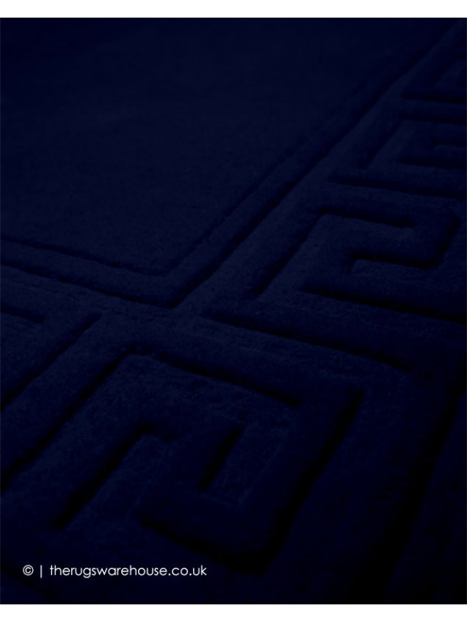 Vetrina Greek Key Navy Rug - 5