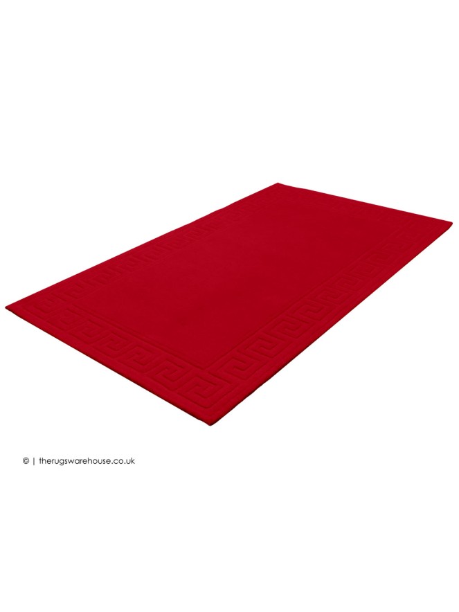 Vetrina Greek Key Red Rug - 7