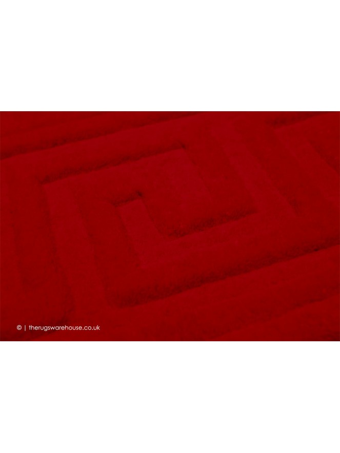 Vetrina Greek Key Red Rug - 6