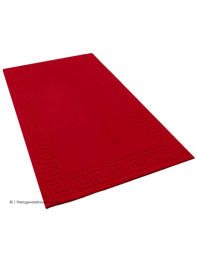 Vetrina Greek Key Red Rug - 8