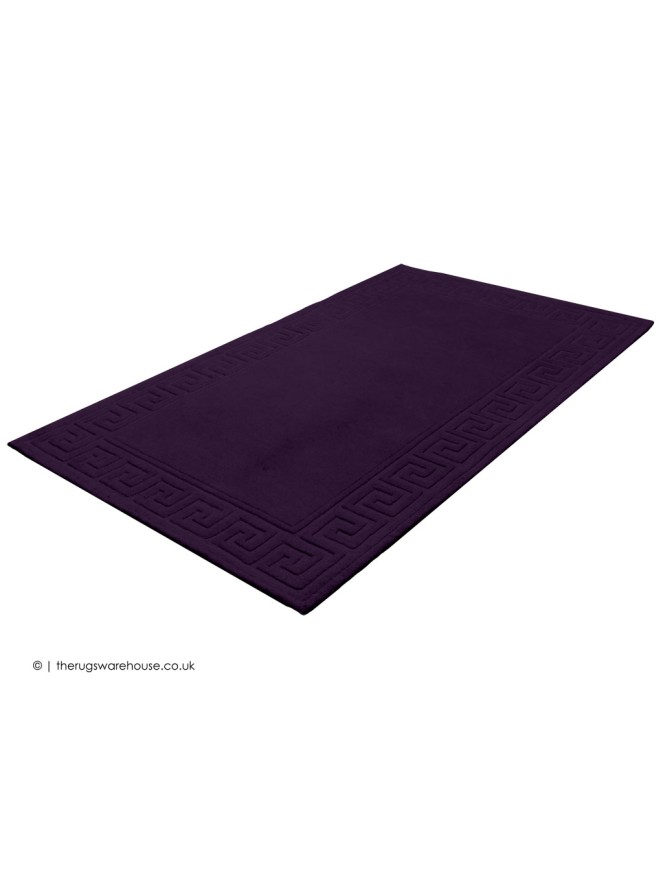 Vetrina Greek Key Purple Rug - 7