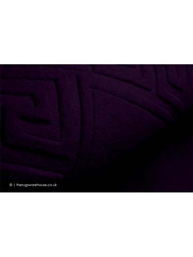 Vetrina Greek Key Purple Rug - 4