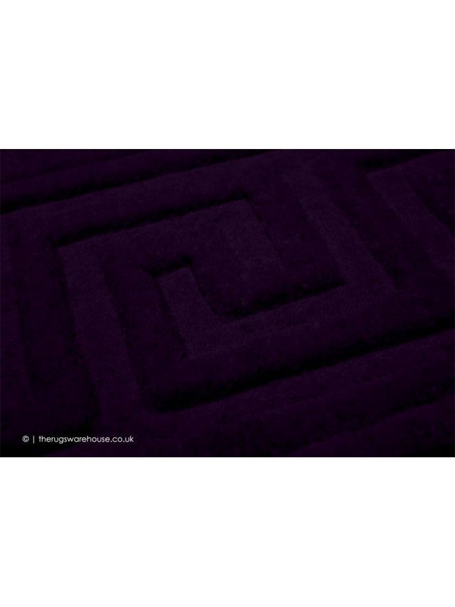 Vetrina Greek Key Purple Rug - 6