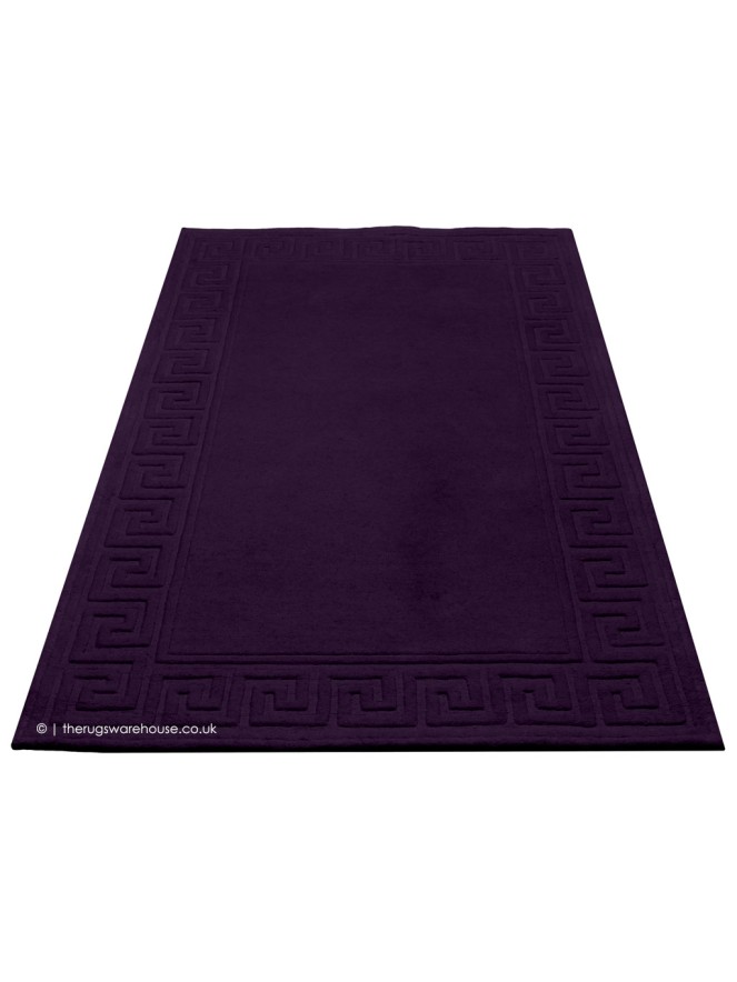 Vetrina Greek Key Purple Rug - 9