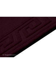 Vetrina Greek Key Aubergine Rug - Thumbnail - 3