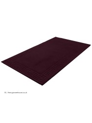 Vetrina Greek Key Aubergine Rug - Thumbnail - 7