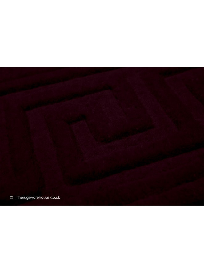 Vetrina Greek Key Aubergine Rug - 6