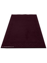 Vetrina Greek Key Aubergine Rug - Thumbnail - 9