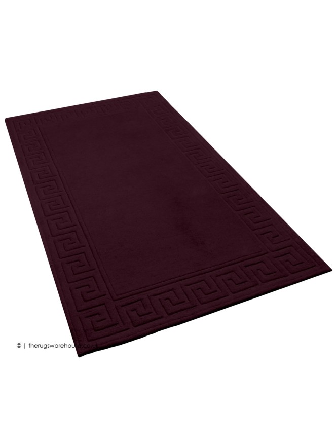 Vetrina Greek Key Aubergine Rug - 8