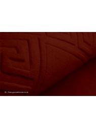 Vetrina Greek Key Burgundy Rug - Thumbnail - 4