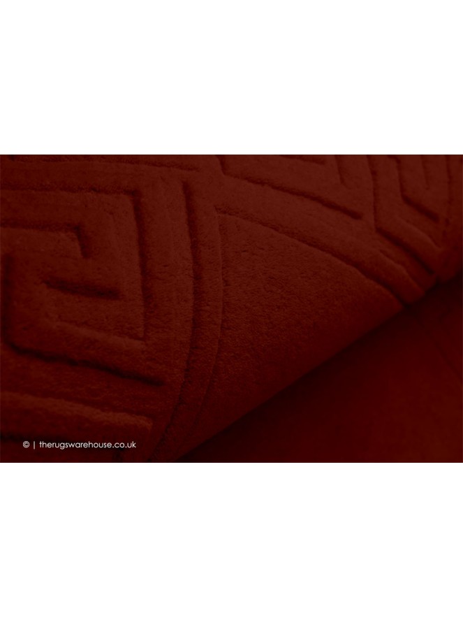 Vetrina Greek Key Burgundy Rug - 4