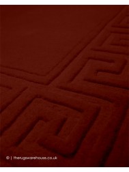 Vetrina Greek Key Burgundy Rug - Thumbnail - 5