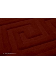 Vetrina Greek Key Burgundy Rug - Thumbnail - 6