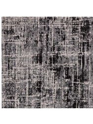Kuza Abstract Black Rug - Thumbnail - 5