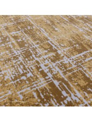 Kuza Abstract Gold Rug - Thumbnail - 3