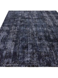 Kuza Abstract Navy Rug - Thumbnail - 4