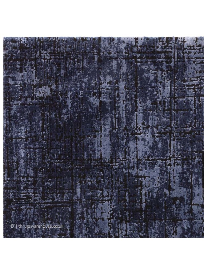 Kuza Abstract Navy Rug - 5