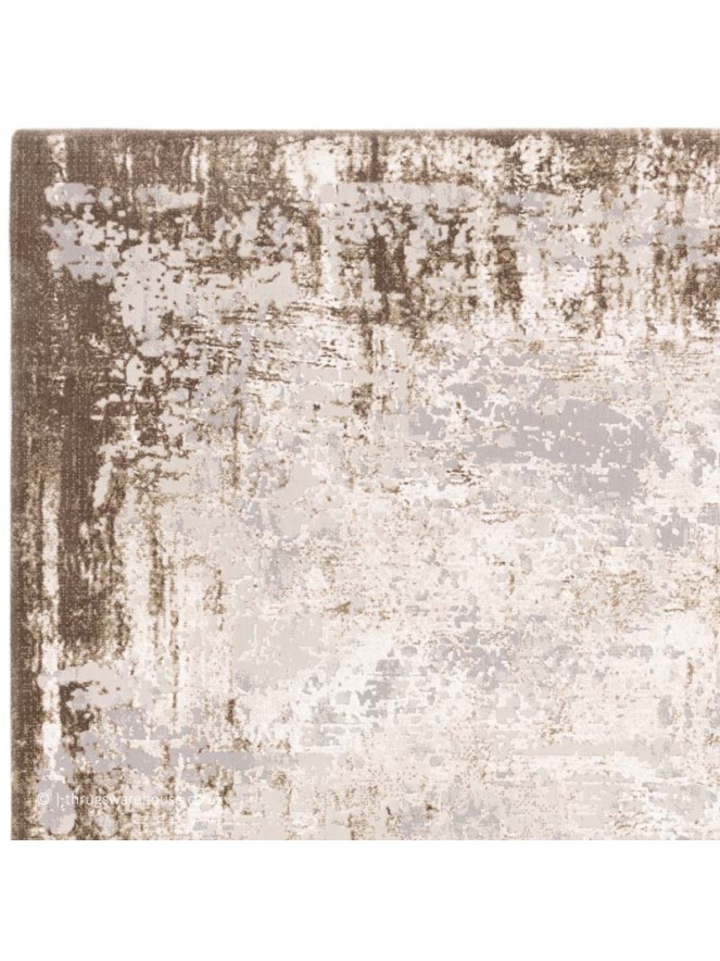 Kuza Border Beige Rug - 4