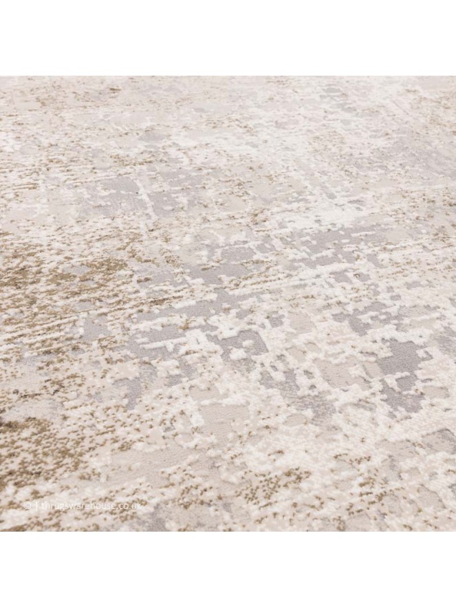 Kuza Border Beige Rug - 3