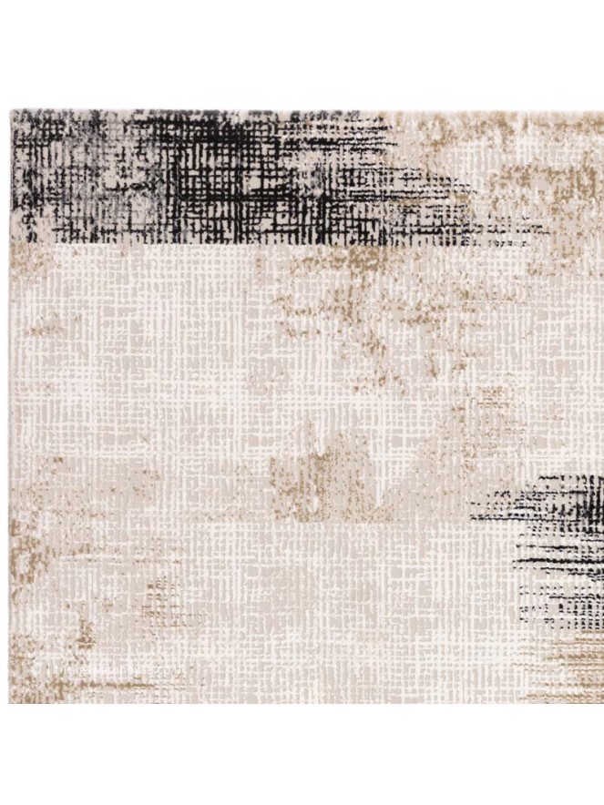 Kuza Lines Beige Rug - 4