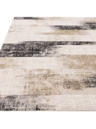 Kuza Lines Beige Rug - Thumbnail - 6