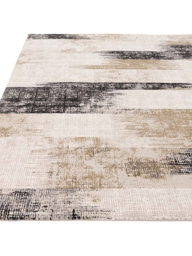 Kuza Lines Beige Rug - 6