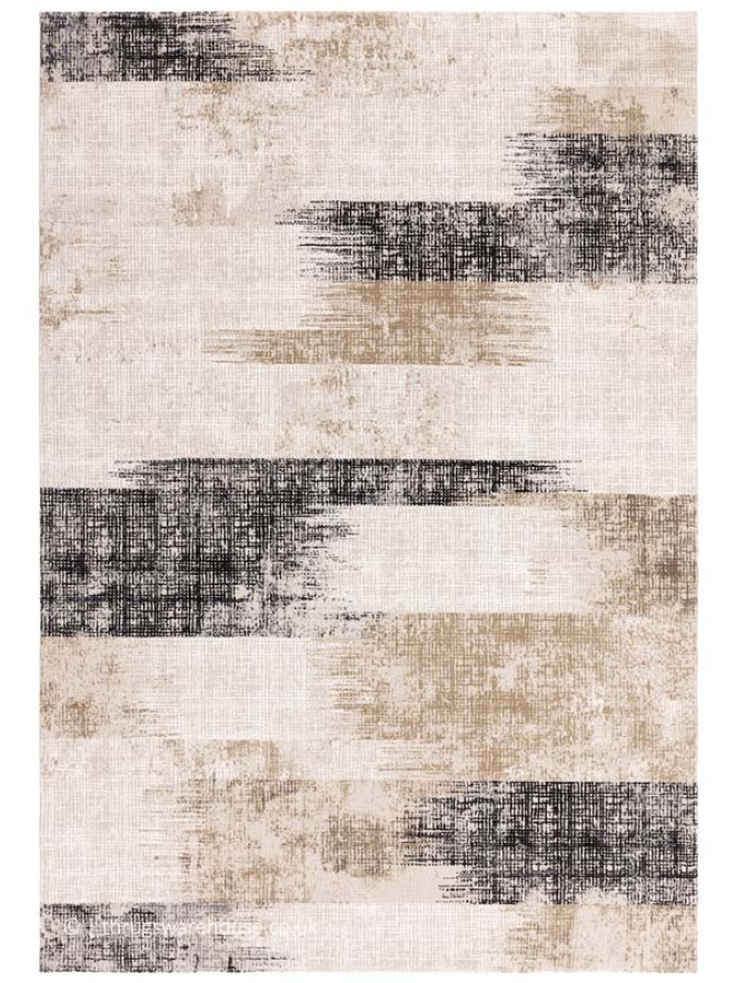 Kuza Lines Beige Rug - 7