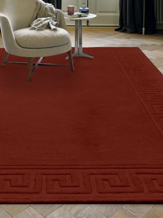 Vetrina Greek Key Burgundy