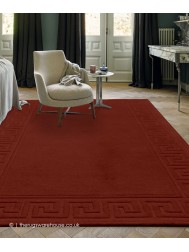 Vetrina Greek Key Burgundy Rug - Thumbnail - 2