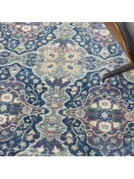 Ankara Tarkan Blue Rug - Thumbnail - 4