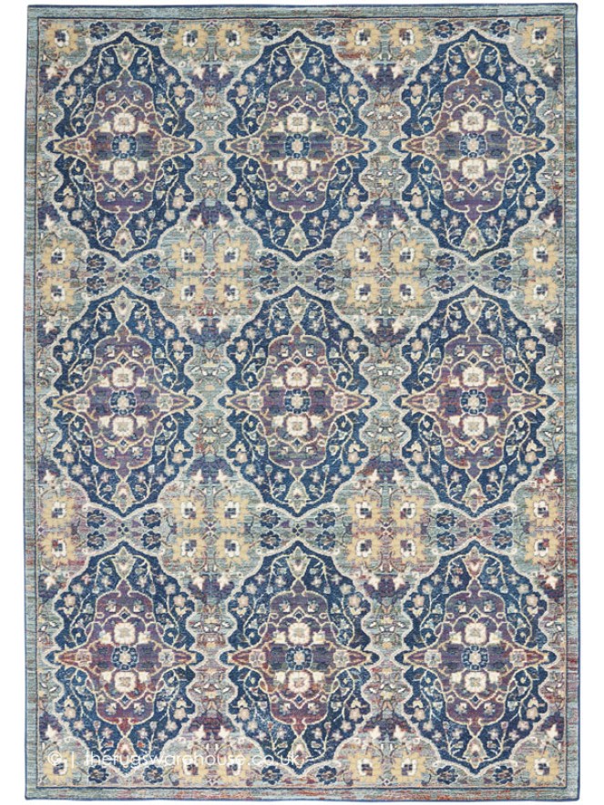 Ankara Tarkan Blue Rug - 7