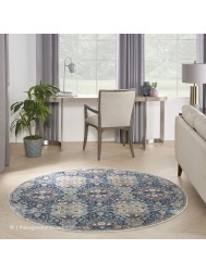 Ankara Tarkan Blue Rug - Thumbnail - 8