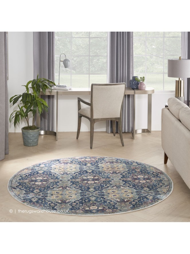 Ankara Tarkan Blue Rug - 8