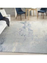 Silk Shadows Blue Sky Rug - Thumbnail - 2