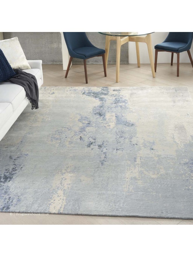 Silk Shadows Blue Sky Rug - 2