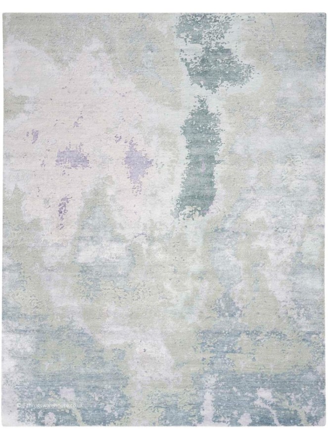 Silk Shadows Blue Green Rug - 8