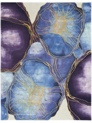 Prismatic Blue Gold Rug - Thumbnail - 9