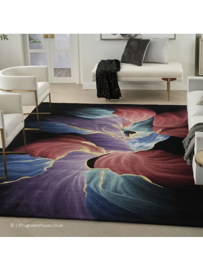 Prismatic Black Multi Rug - 2