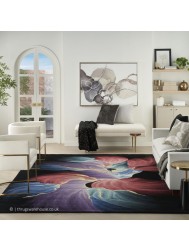 Prismatic Black Multi Rug - Thumbnail - 3