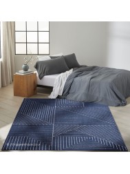 Balance Geo Navy Rug - Thumbnail - 2