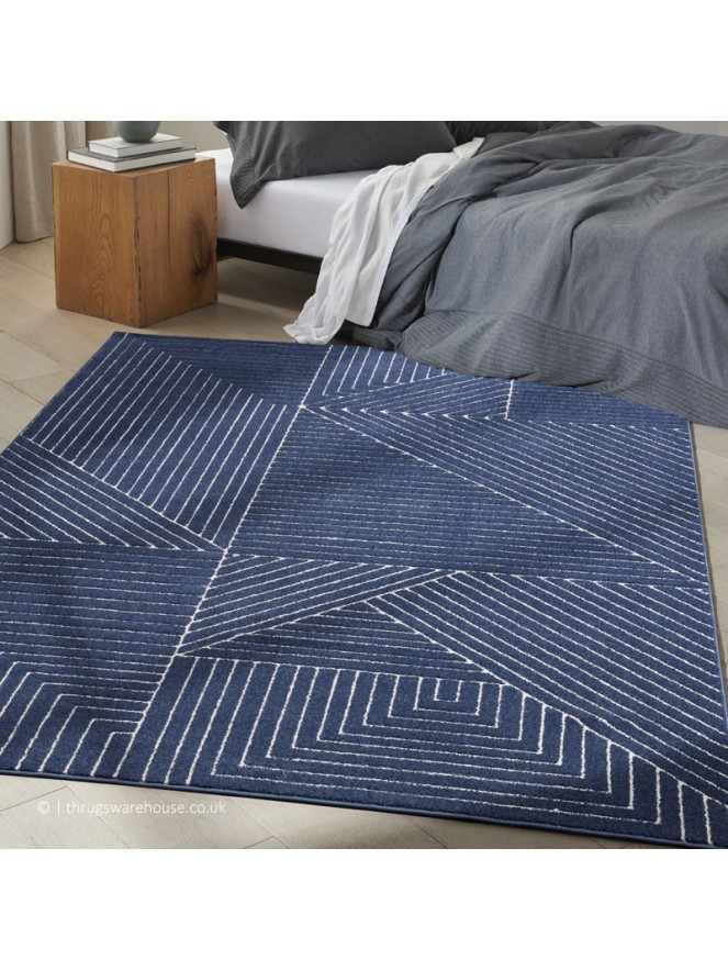 Balance Geo Navy Rug - 3